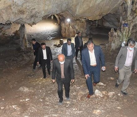 بازدید بازرس کل استان از محور مواصلاتی جاده یاسوج به پاتاوه و غارگردشگری دهشیخ