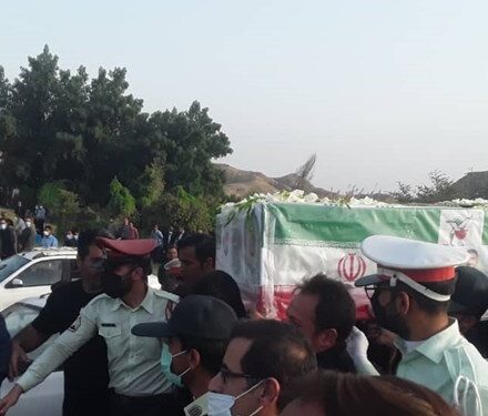 پیکر اولین شهید مدافع وطن کهگیلویه وبویراحمد تشییع شد+عکس