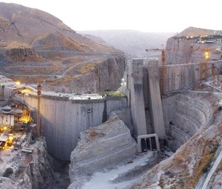 آخرین وضعیت ساخت سد چم شیر گچساران/اجرای ۱۰۰ درصد عملیات استیل لاینینگ