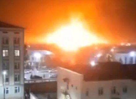 فیلم/ انفجار مهیب یک پمپ بنزین در ازبکستان