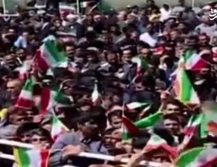 فیلم/ حضور اهالی چاراویماق در محل دیدار با رئیسجمهور