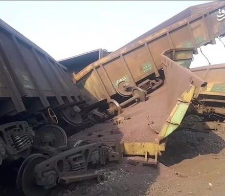 فیلم/ فرار مرگبار قطار باری در بندرعباس