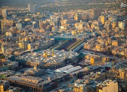 تصاویری هوایی از حال و هوای کربلا در روز عاشورا