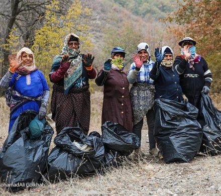 تصاویر: پاکسازی پارک ملی گلستان از زباله توسط بانوان