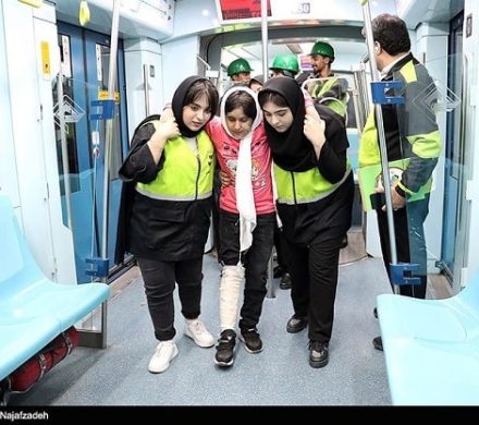 تصاویر: عملیات مانور قطار شهری در مشهد