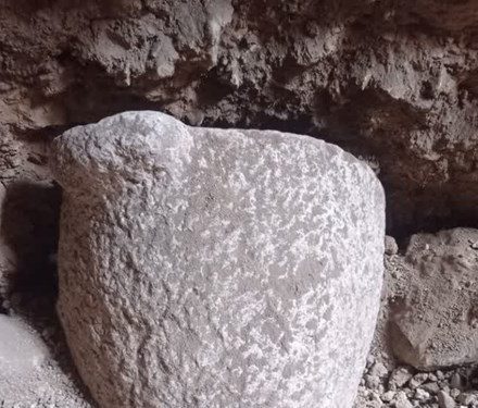 گلدان سنگی دوره ساسانی در یاسوج کشف شد+ تصاویر