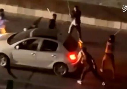 فیلم/ لحظه دستگیری ۷ نفر از اراذل و اوباش ارومیه