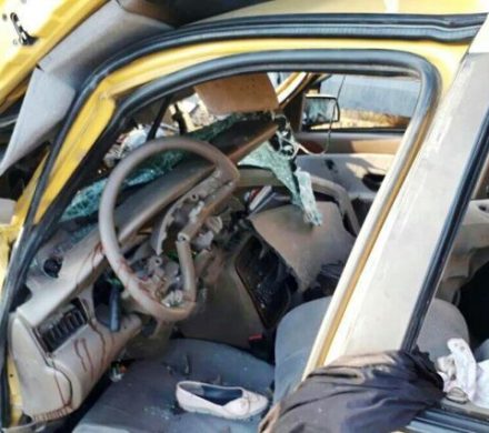 واژگونی تاکسی سمند یک کشته و سه مصدوم برجای گذاشت