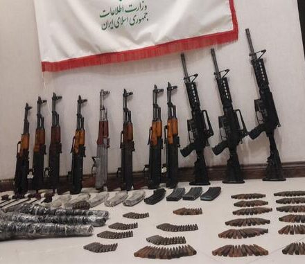 فیلم/ سلاح های برجای مانده از گروهک تروریستی جیش الظلم در خاش