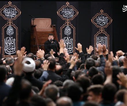 فیلم کامل روضهخوانی حدادیان در اولین شب مراسم بیت رهبری