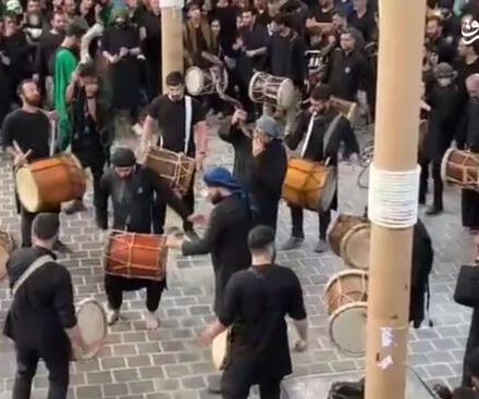 یلم/ دمام زنی هیات مذهبی در شاهرود