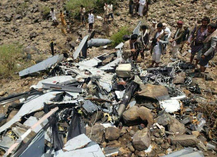 اولین فیلم از محل سقوط پهپاد آمریکایی MQ-۹ منتشر شد