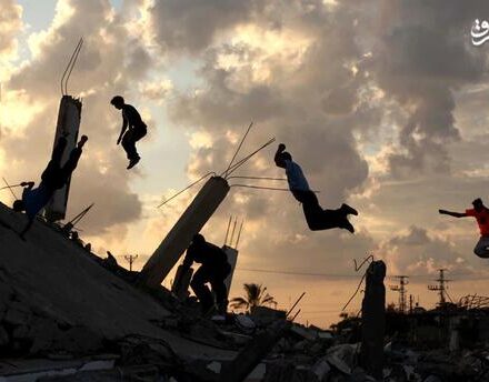 فیلم/ پارکور روی ویرانه‌ها