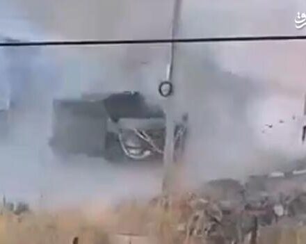 فیلم/ منهدم شدن خودروهای زرهی ارتش رژیم صهیونیستی در کرانه باختری