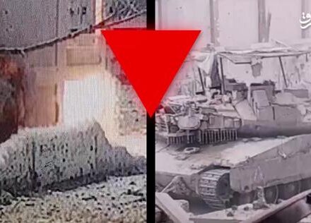 فیلم/ لحظه هدف قرار دادن نیروها و ادوات دشمن در رفح