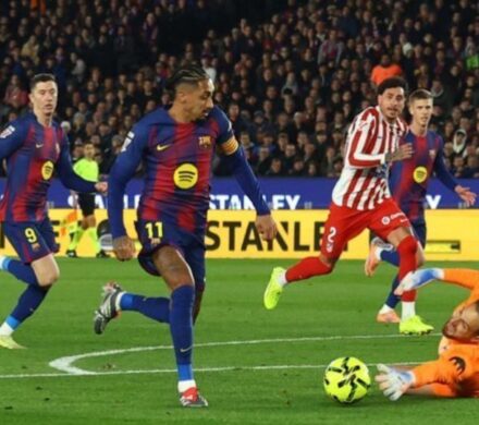 برد بزرگ بارسلونا برای تثبیت صدرنشینی؛ اتلتیکو در نیوکمپ کامبک خورد