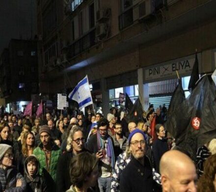 تظاهرات صهیونیست‌ها برای عدم عفو نتانیاهو