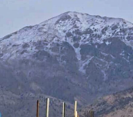 برف پائیزی دنا را سفیدپوش کرد