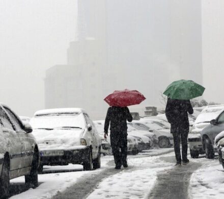 بارش برف و باران در نیمه جنوبی کشور